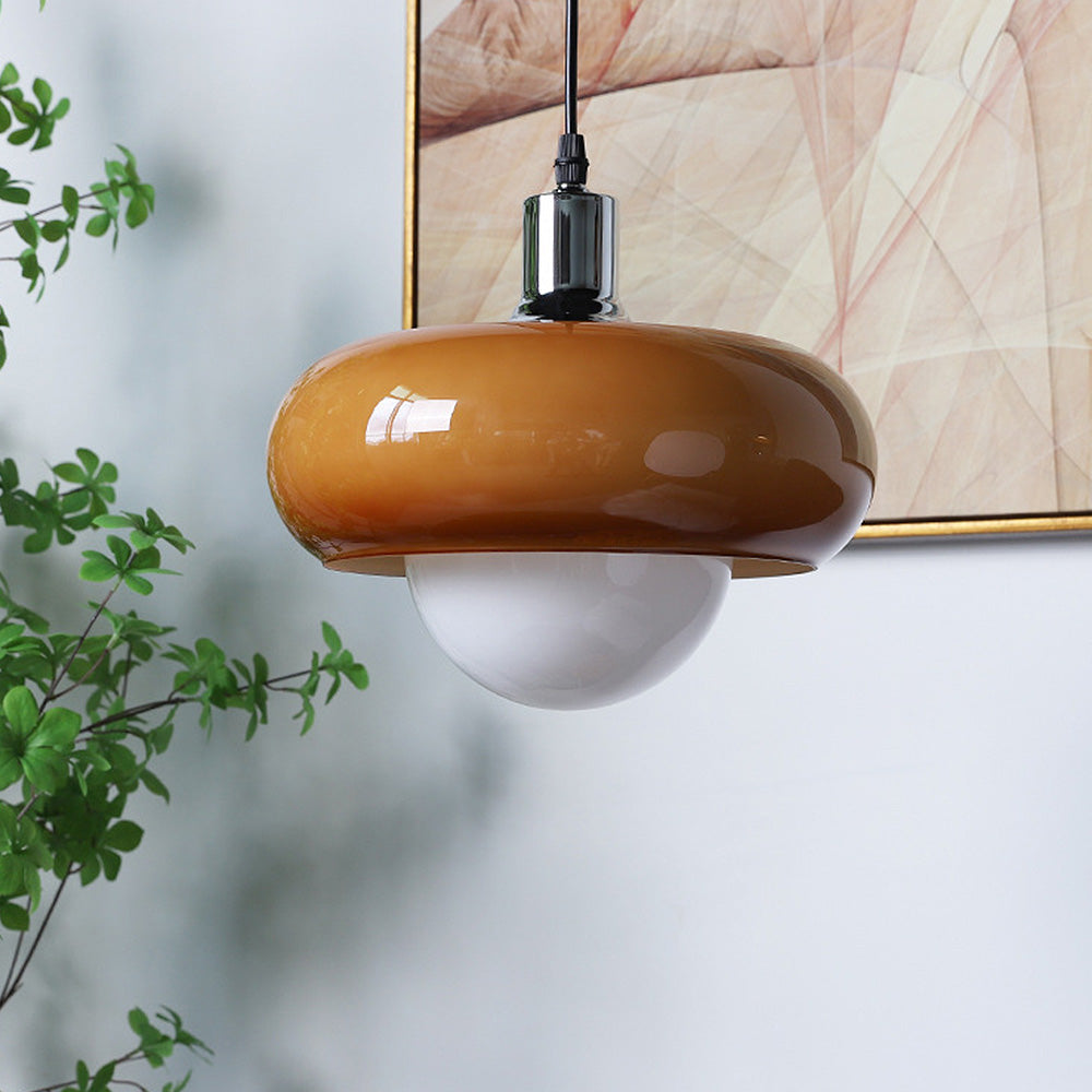 Modern Dome Shaped Glass Pendant Light - Cofik