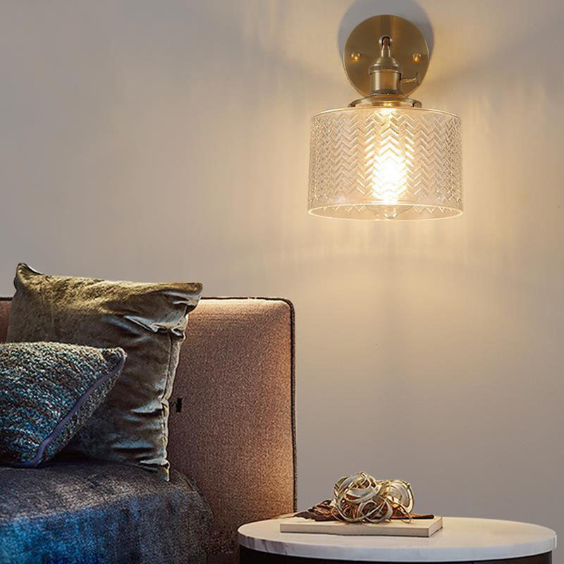Simple Gold Sconce Lamp
