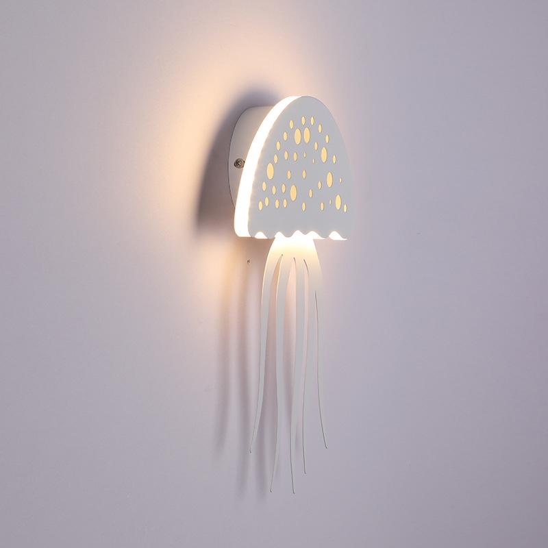 Stylish 1-Light LED Jellyfish Wall Lamp
