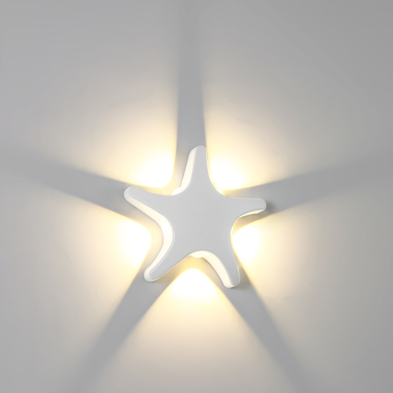 Modern Coastal Starfish LED Outdoor Wall Lamp