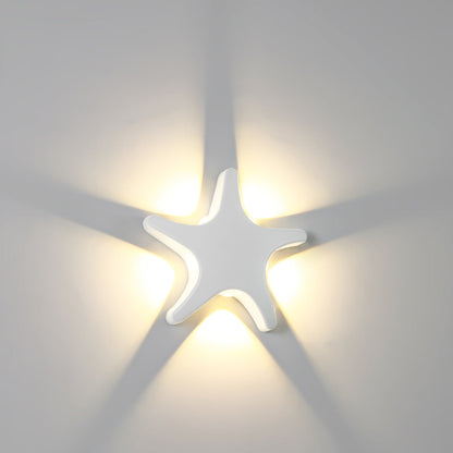 Modern Coastal Starfish LED Outdoor Wall Lamp