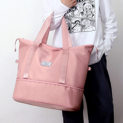 Large Capacity Dual Compartment Travel Duffel Bag