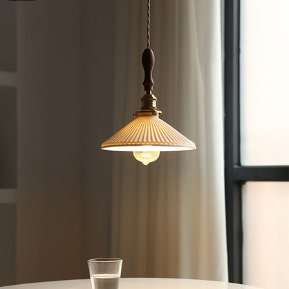 Vintage Style Ceramic Hanging Lamp For Home - Cofik