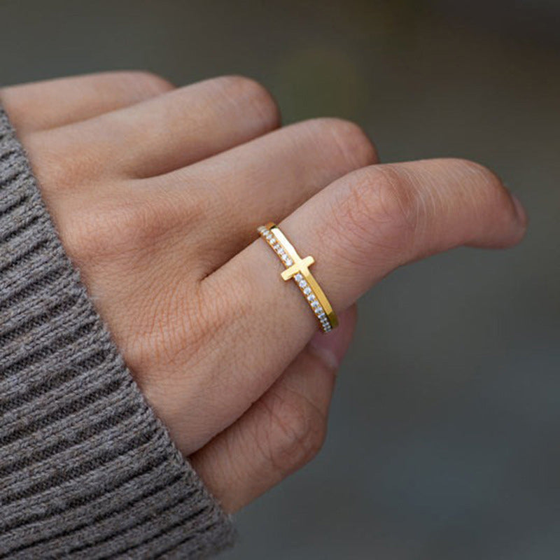 Motivational Never Give Up Signet Ring - Cofik