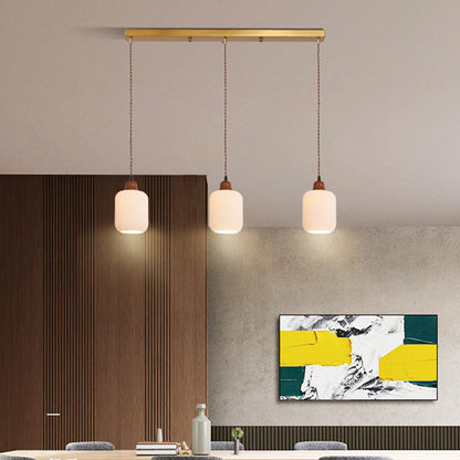 Classic White Ceramic Pendant Dining Light