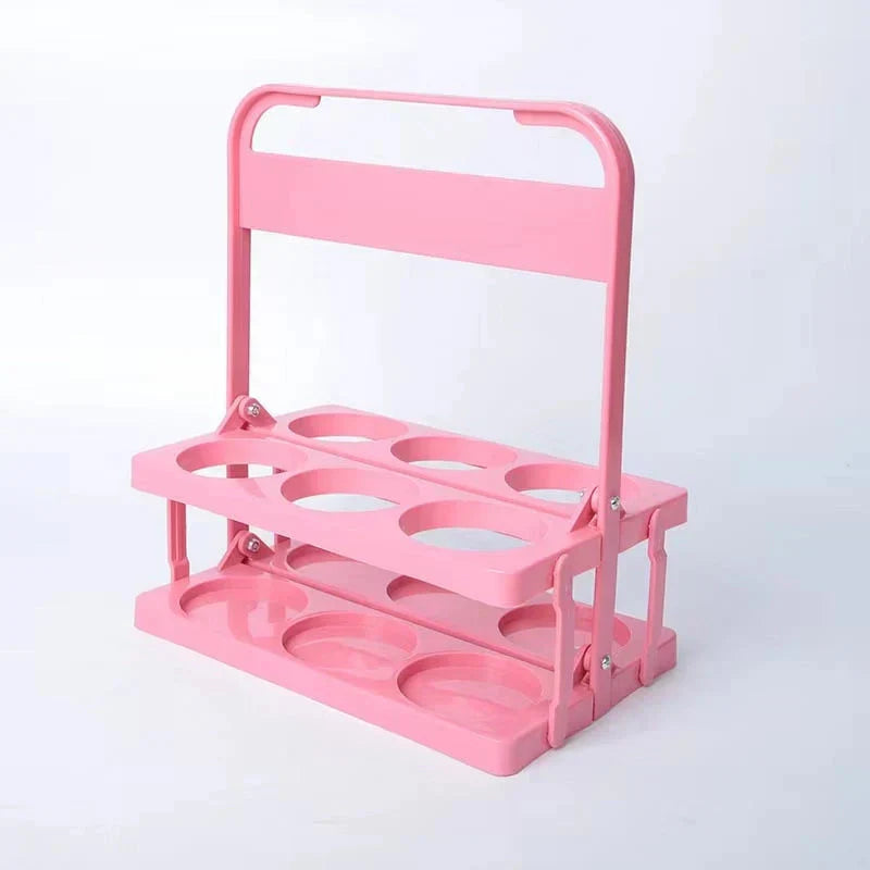 Collapsible Drink Stand - Compact Holder for 6 Cups
