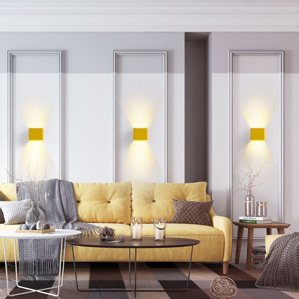 Contemporary Square Wall Light Fixture