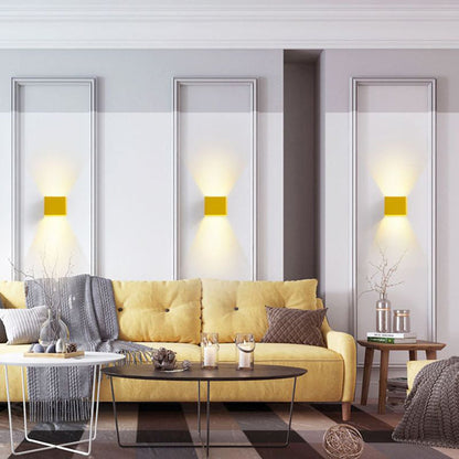 Contemporary Square Wall Light Fixture