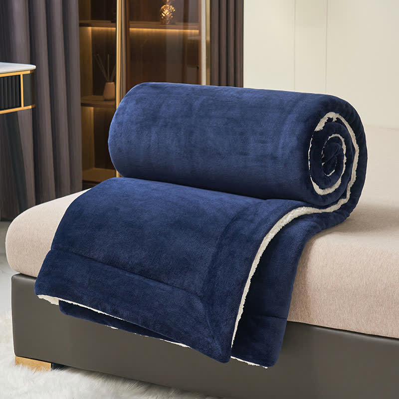 Plush Reversible Square Area Rug – Dense & Cozy