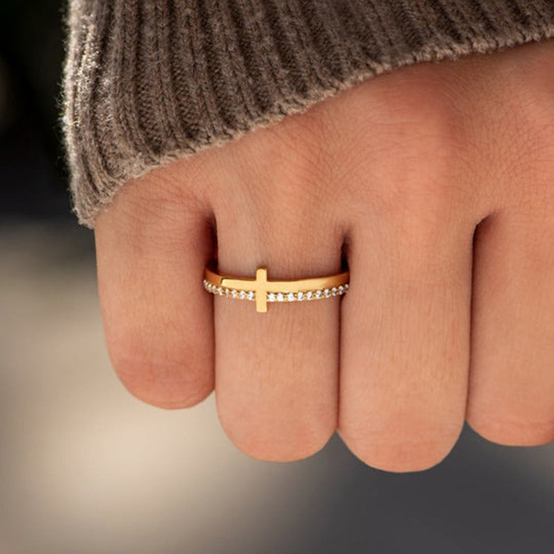 Motivational Never Give Up Signet Ring