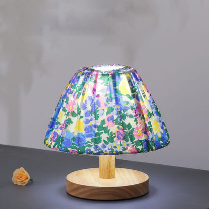 Simple Elegant Metal Floral Desk Lamp