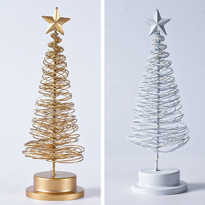 Metal Tree Table Lamp with Bright LED Lights