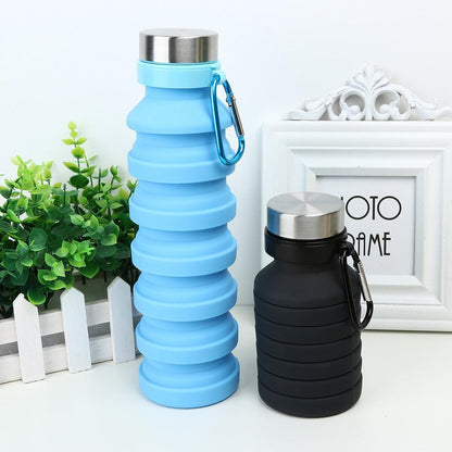 Portable Folding Silicone Water Bottle