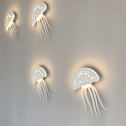 Stylish 1-Light LED Jellyfish Wall Lamp