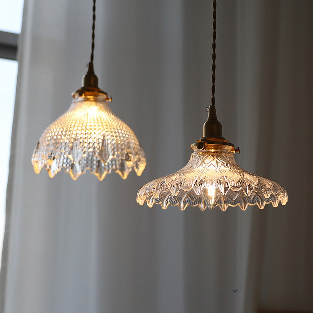 Retro Style Glass Pendant Lighting