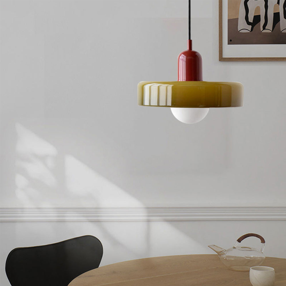 Colorful Glass Drop Pendant Lighting