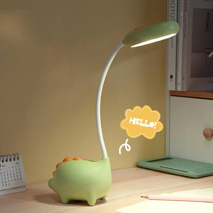 Colorful LED Table Lamp with Fun Dinosaur Eye Protection