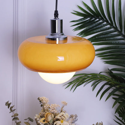 Modern Dome Shaped Glass Pendant Light