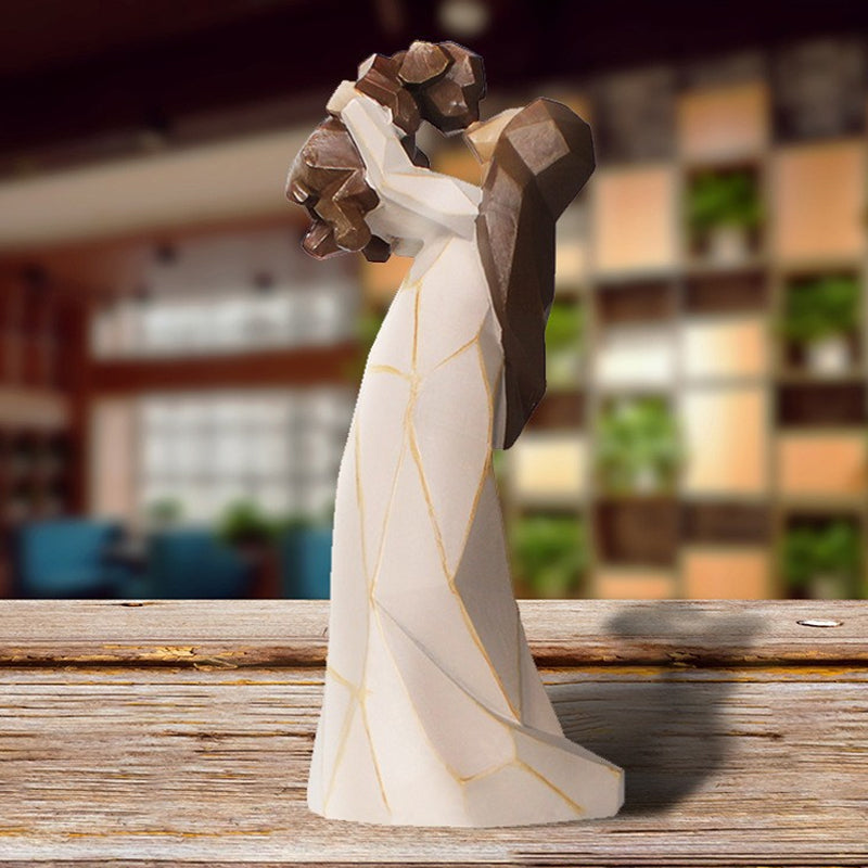 Lovely Dog Friendship Statue Figurine