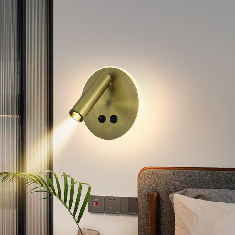 Sleek Contemporary LED Wall Light For Bedroom