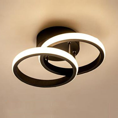 Dark Iron LED Hanging Light
