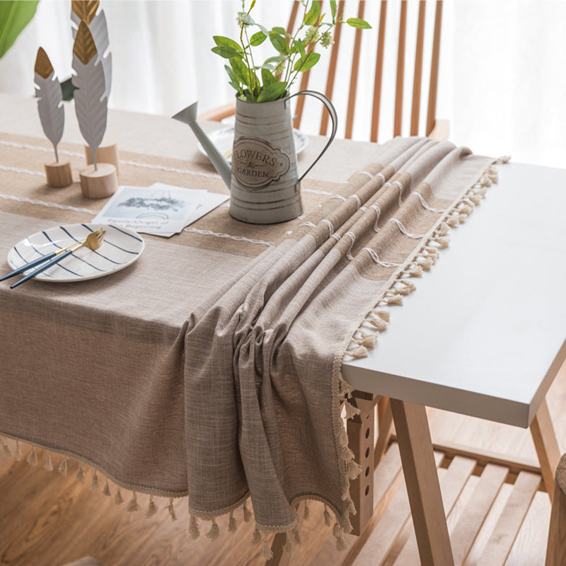 Easy Care Waterproof Tablecloth for Kitchen Dining