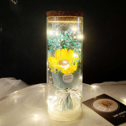 Beautiful Dried Sunflower Arrangement Teacher Gift