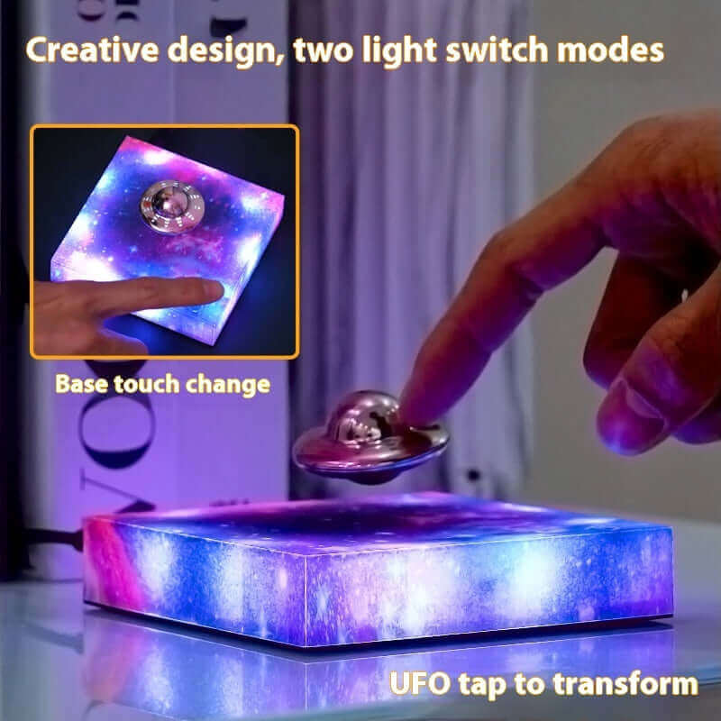 Cosmic Floating Orb Desk Lamp Unique Gift Idea