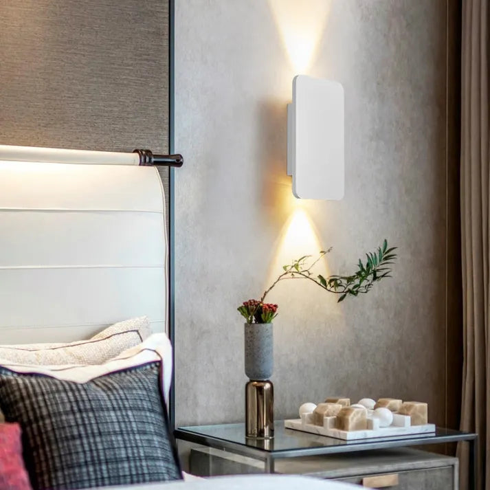 Contemporary Square Stainless Steel Wall Light - Cofik