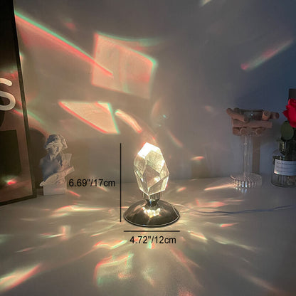 Elegant Crystal LED Desk Lamp