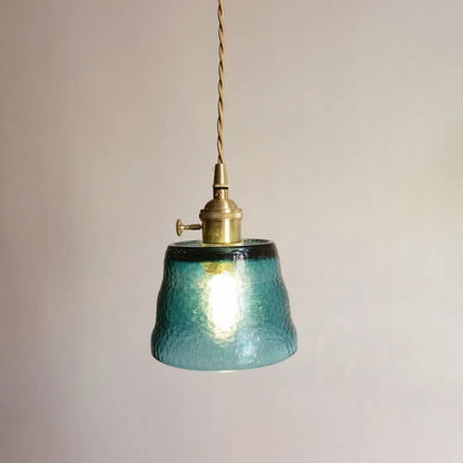 Elegant Clear Glass Hanging Lamp For Home Decor