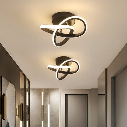 Dark Iron LED Hanging Light