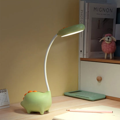Colorful LED Table Lamp with Fun Dinosaur Eye Protection