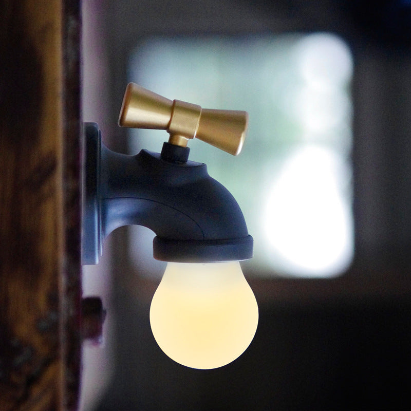 Stylish LED Wall Night Lamp with USB Charger - Cofik
