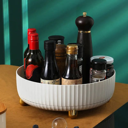 Adjustable Turntable Spice Storage Bowl