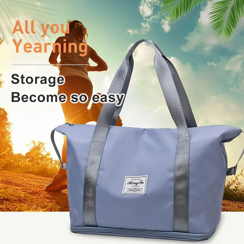 Large Capacity Dual Compartment Travel Duffel Bag