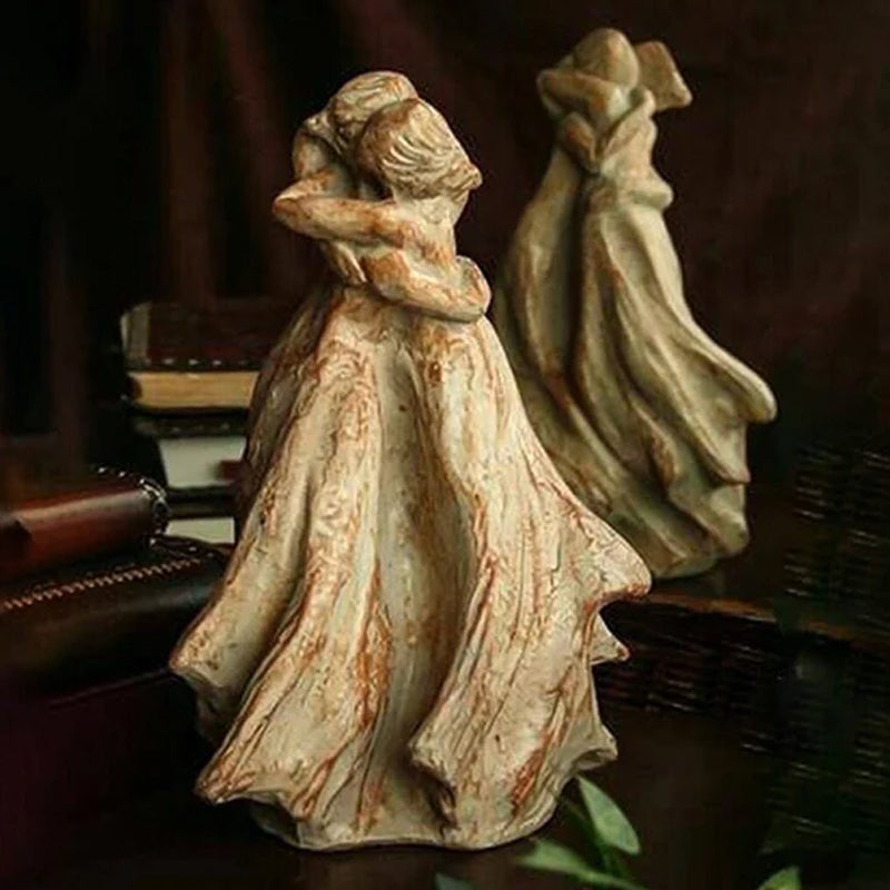 Inspirational Praying Woman Figurine Sculpture