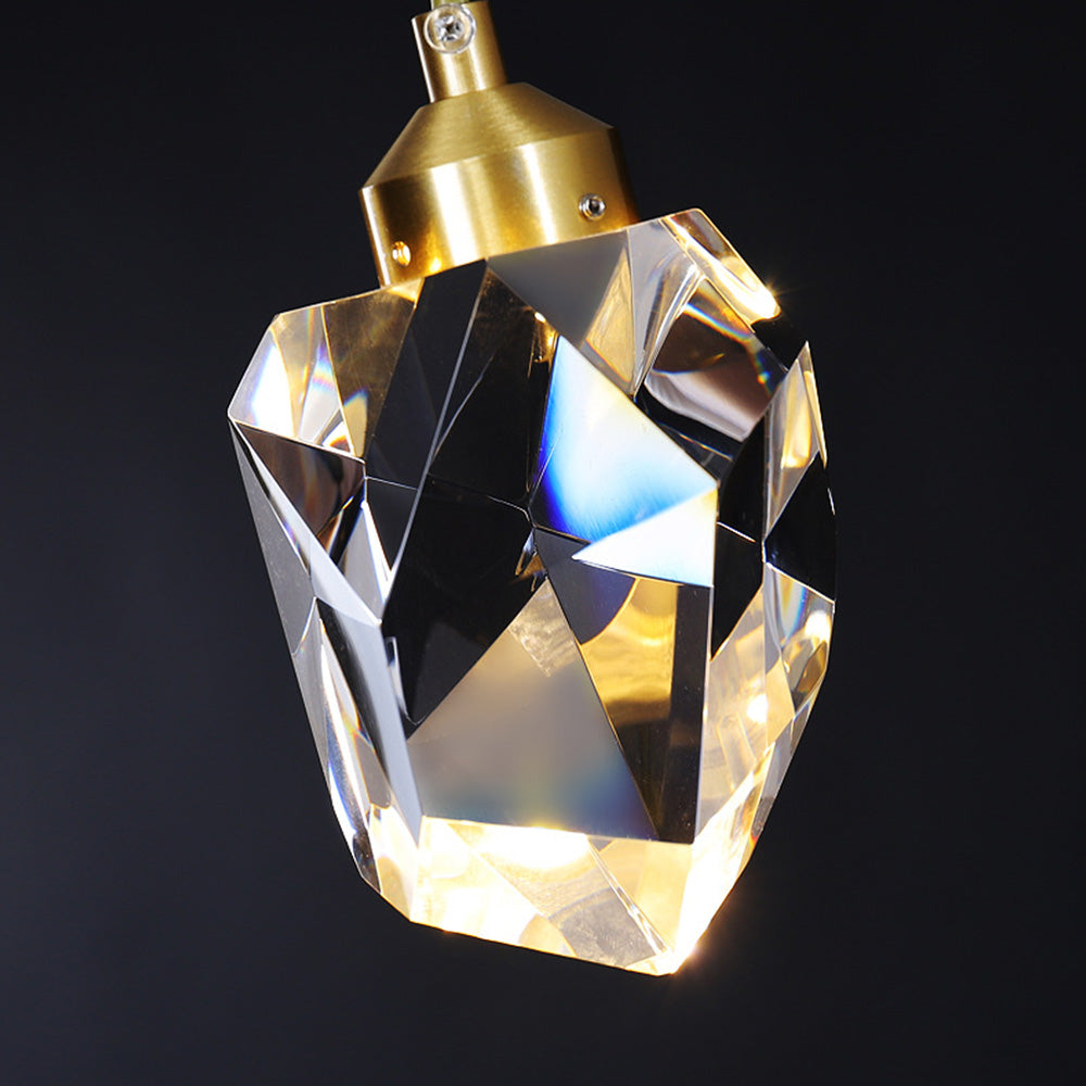 Luxurious Crystal Drop Ceiling Light Fixture