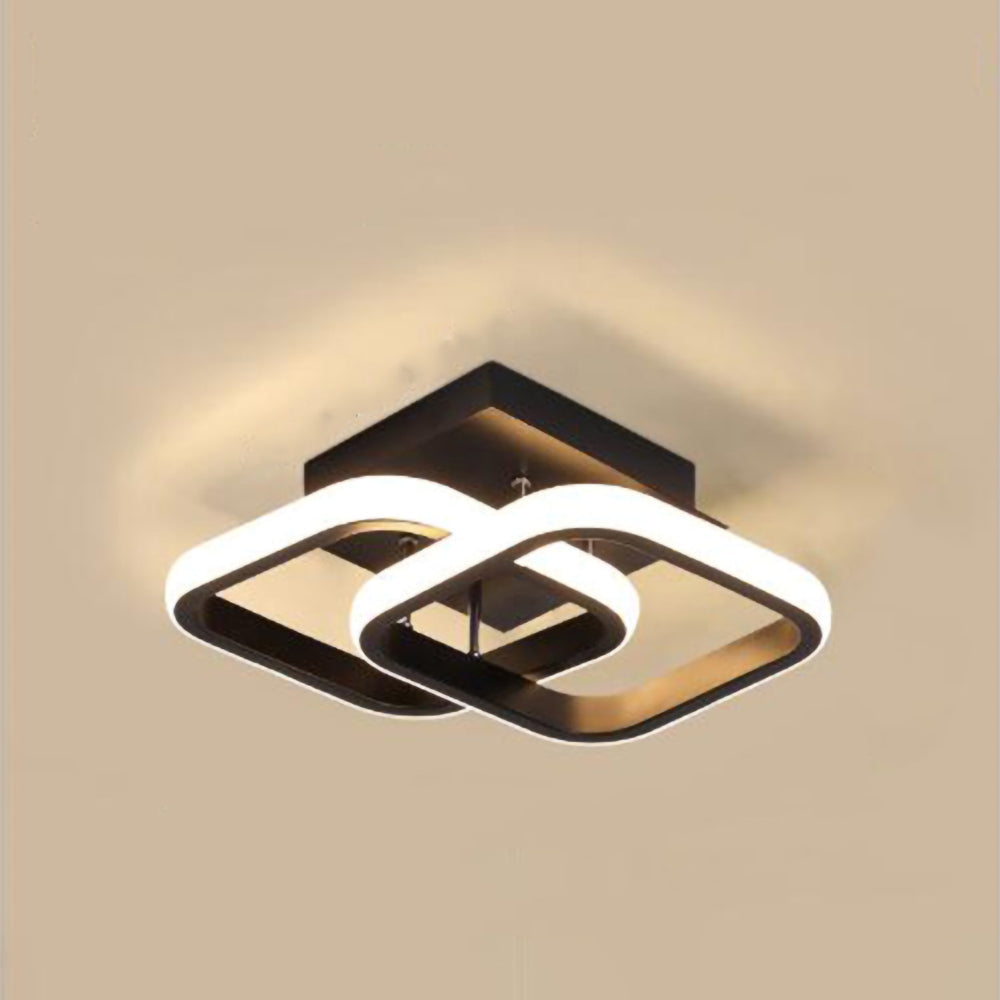 Dark Iron LED Hanging Light