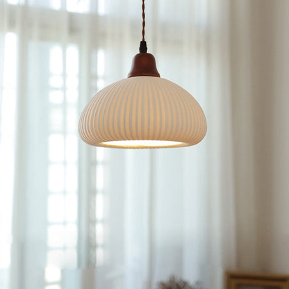 Classic White Ceramic Pendant Dining Light