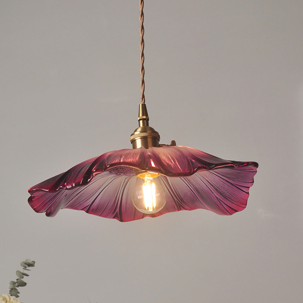 Classic Green Glass Pendant Lamp
