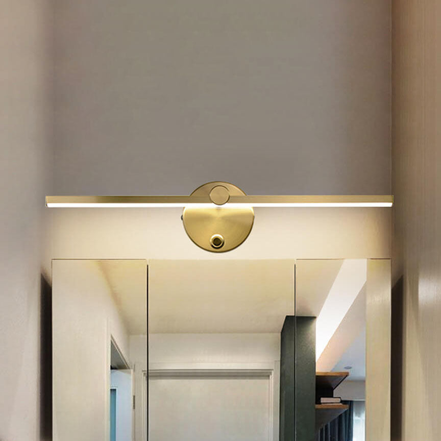 Slim Aluminium LED Bathroom Wall Light Lamp