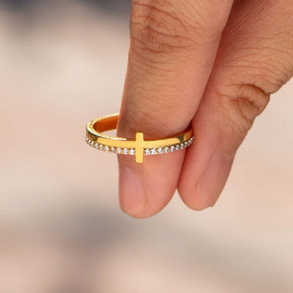 Motivational Never Give Up Signet Ring