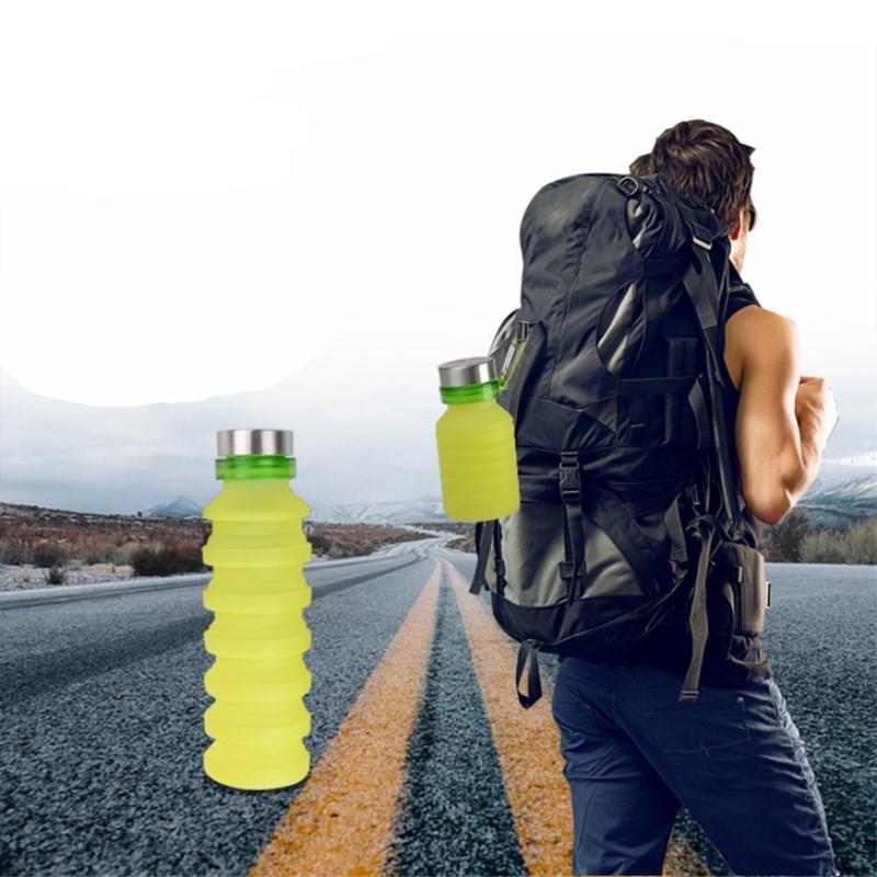 Portable Folding Silicone Water Bottle
