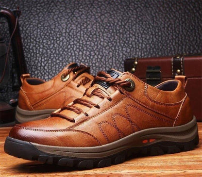 Comfortable Men's Leather Orthotic Shoes