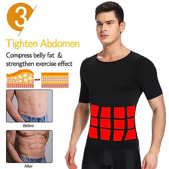Men's Slim Fit Shaping Tee Shirt