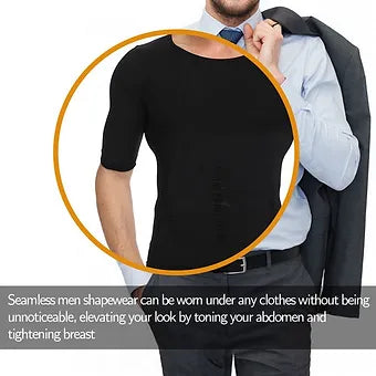 Men's Slim Fit Shaping Tee Shirt