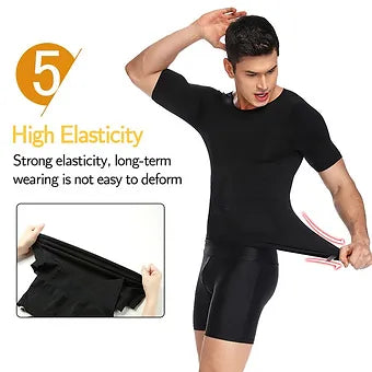 Men's Slim Fit Shaping Tee Shirt