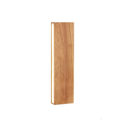 Adjustable Wood LED Wall Light