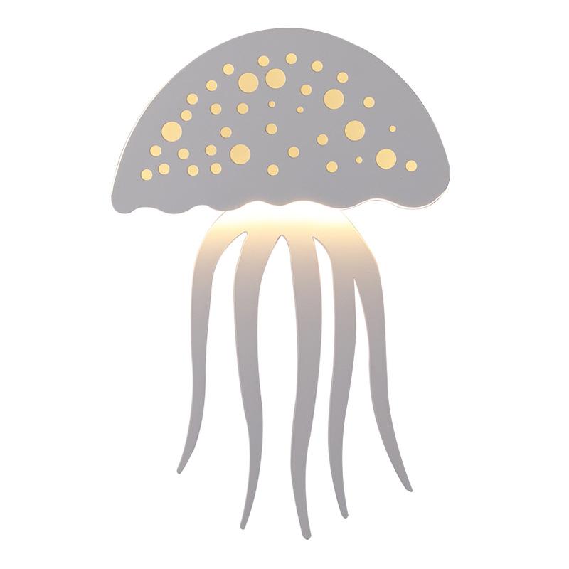 Stylish 1-Light LED Jellyfish Wall Lamp